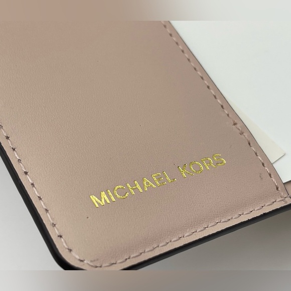 Michael Kors Medium Studded Pebbled Leather Notebook - Picture 15 of 16